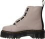 Dr. Martens Zwarte dameslaarzen met verwijderbare rits en gele stiksels Beige Dames - Thumbnail 16