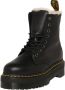 Dr. Martens 1490 BLACK VIRGINIA VeterbootsHoge sneakersHoge sneakersDames veterschoenenHalf-hoge schoenenHeren sneakersHeren veterschoenVrije tijd half-hoog Zwart - Thumbnail 8