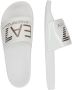 Emporio Armani EA7 Witte Plain PVC Slip-On Slippers White Dames - Thumbnail 2