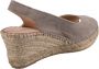 Fred de la Bretoniere 153010240 Espadrilles Zomer Schoenen Dames Taupe - Thumbnail 6