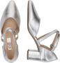 Gabor Metallic Shine Pumps Gray Dames - Thumbnail 6