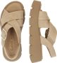 Gabor Moderne Karamel Leren Sandalen Beige Dames - Thumbnail 3