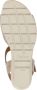 Gabor Velours Leren Sleehak Sandalen Beige Dames - Thumbnail 4