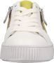 Gabor Witte leren en fluwelen sneakers Multicolor Dames - Thumbnail 5