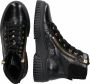 Gabor Zwarte Leren Hoge Sneakers Black Dames - Thumbnail 4