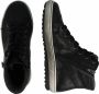 Gabor 754 Hoge sneakers Leren Sneaker Dames Zwart - Thumbnail 13