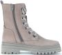 Gabor Nubuck Leren Veterschoenen Brown Dames - Thumbnail 6