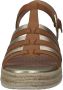 Geox Comfortabele platte sandalen voor vrouwen Brown Dames - Thumbnail 3