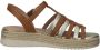 Geox Comfortabele platte sandalen voor vrouwen Brown Dames - Thumbnail 4