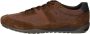 GEOX U WELLS Heren Sneakers BROWNCOTTO LT BROWN - Thumbnail 3