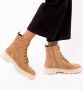 Geox Boots in beige voor Dames D Iridea C Suede - Thumbnail 4