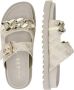 Guess Gouden Platte Sandalen voor Vrouwen Yellow Dames - Thumbnail 16