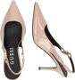 Guess Lak Slingback Leren Hoge Hakken Pink Dames - Thumbnail 7