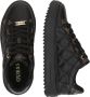 GUESS Dattice Dames Sneakers Laag Gewatteerd Black Brown - Thumbnail 7