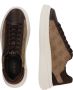 Guess Beige Sneakers 4G Logo Suede Inserts Beige Heren - Thumbnail 3