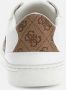 Guess Monogram PU Leren Sneakers Wit White Heren - Thumbnail 8