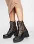 GUESS Cabra 2 Stivaletto Bootie Dames Laarzen Bruin - Thumbnail 10