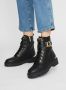 GUESS Odanna Veterboots Laarzen Met Veters Dames Zwart - Thumbnail 5