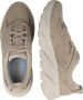 Hoka One Donkergrijze Kalfssuède Chunky Sneakers Beige Heren - Thumbnail 4