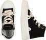 INUIKII High-Top Sneakers DISTRESSED MATILDA in zwart - Thumbnail 3