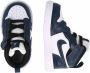 Jordan Nike 1 Mid Schoen voor baby's peuters Armoury Navy Black White Kind - Thumbnail 4