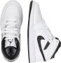 Jordan Kinderschoenen Air 1 Mid White White Black Black - Thumbnail 7