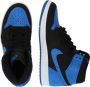 Nike Air Jordan 1 Retro High OG Sneakers Zwart Blauw - Thumbnail 4