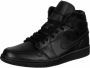 Nike Air Jordan 1 Midden Zwarte Sneakers Streetwear Volwassen - Thumbnail 15