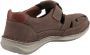 Josef Seibel Bruine leren comfort sandalen Brown Heren - Thumbnail 21