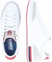 K-Swiss Court Block Herren Sneakers Sportschoenen Schoenen Leer Wit 07411-113-M - Thumbnail 5