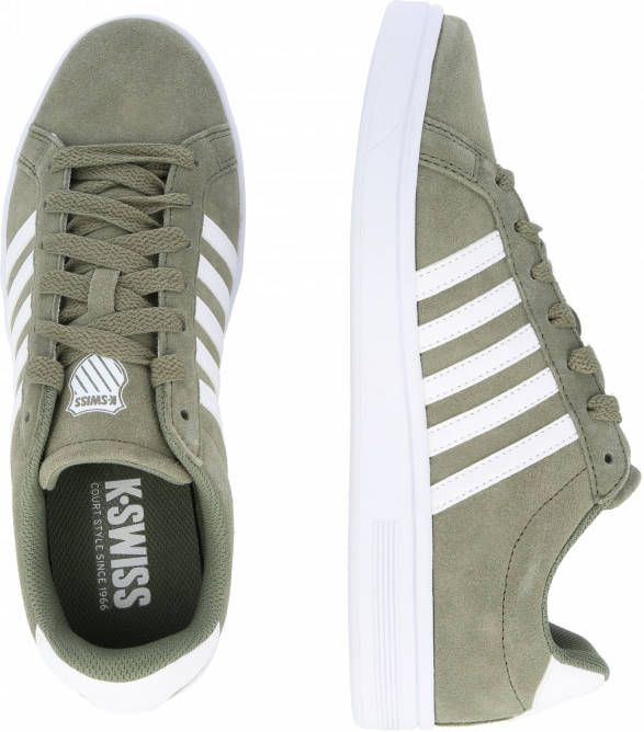 K-SWISS Court Tiebreak suede heren sneakers groen - Foto 8