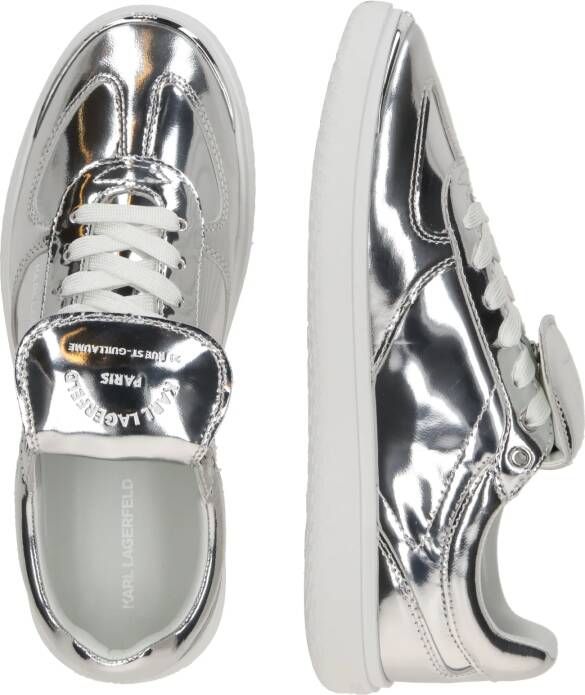 Karl Lagerfeld Sneakers Atlas Lo Lace Lthr in zilver