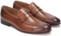 Kazar Heren klassieke bruin lederen loafers Brown Heren - Thumbnail 7