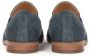 Kazar Heren universele marineblauwe loafers gemaakt van suède leer Blue Heren - Thumbnail 2