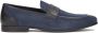 Kazar Heren suède casual penny loafers Blue Heren - Thumbnail 2