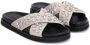 Kazar Beige Kristal Kruisband Muiltjes Multicolor Dames - Thumbnail 7