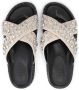 Kazar Beige Kristal Kruisband Muiltjes Multicolor Dames - Thumbnail 9