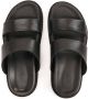 Kazar Heren leren slippers op een geprofileerde zool Black Heren - Thumbnail 4