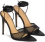 Kazar Zwarte sandalen met een puntige neus en veters Black Dames - Thumbnail 7