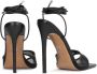 Kazar Zwarte sandalen met een puntige neus en veters Black Dames - Thumbnail 8