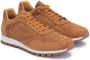 Kazar Bruine leren sneakers voor heren versierd met perforatie Brown Heren - Thumbnail 7