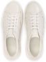 Kazar Witte leren sneakers met perforatie voor mannen White Heren - Thumbnail 5