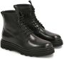 Kazar Zwarte Leren Wandelschoenen Black Heren - Thumbnail 8