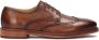 Kazar Bruin Leren Brogue Schoenen Brown Heren - Thumbnail 4