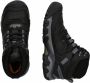 Keen Ridge Flex Mid Heren Wandelschoenen Magnet Black Grijs Leer K1024911 - Thumbnail 8