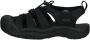 Keen Newport H2 Heren Wandelsandalen Triple Black Zwart Polyester K1022258 - Thumbnail 3