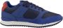 Lacoste Vintage-geïnspireerde Partner Piste Sneakers van leer Blue Heren - Thumbnail 9