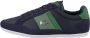 Lacoste Slanke leren sneakers met minimalistisch design Blue Heren - Thumbnail 3