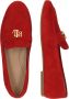 LAUREN RALPH LAUREN Pumps Dames Averi Iii Flats Loafer Maat: 41 Materiaal: Suède Kleur: Rood - Thumbnail 11