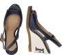 Lauren Ralph Lauren Sandalen Roni Sandals Wedge in blauw - Thumbnail 5